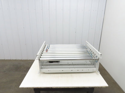Roach 36"BF x 30"L Powered Roller Conveyor Section 130VDC O-Ring Belt Drive