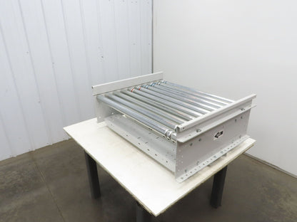 Roach 36"BF x 30"L Powered Roller Conveyor Section 130VDC O-Ring Belt Drive