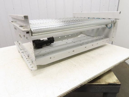 Roach 36"BF x 30"L Powered Roller Conveyor Section 130VDC O-Ring Belt Drive