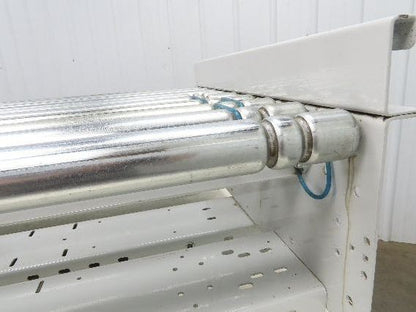 Roach 36"BF x 30"L Powered Roller Conveyor Section 130VDC O-Ring Belt Drive