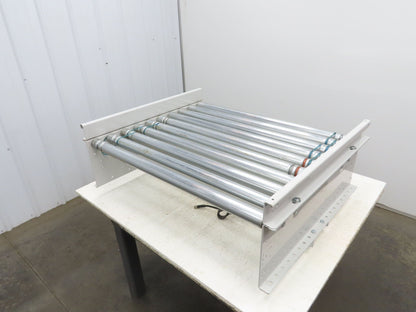 Roach 36"BF x 30"L Powered Roller Conveyor Section 130VDC O-Ring Belt Drive