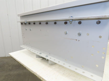 Roach 36"BF x 30"L Powered Roller Conveyor Section 130VDC O-Ring Belt Drive