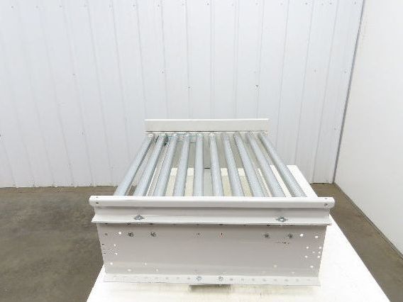 Roach 36"BF x 30"L Powered Roller Conveyor Section 130VDC O-Ring Belt Drive