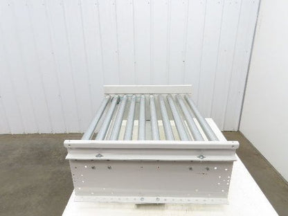 Roach 36"BF x 30"L Powered Roller Conveyor Section 130VDC O-Ring Belt Drive