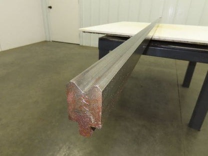 Press Brake Die 120-1/2" Long 90° V 1/2" Tang 1-13/32" W 1-3/4" H 3/4x11/32" V