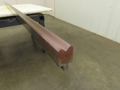 Press Brake Die 120-1/2" Long 90° V 1/2" Tang 1-13/32" W 1-3/4" H 3/4x11/32" V