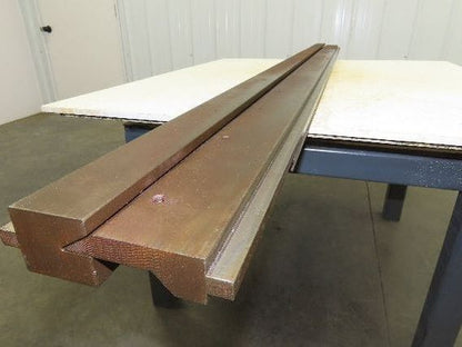 Press Brake Punch Die Set 90" Long 30° Offset V 1/2" Tang