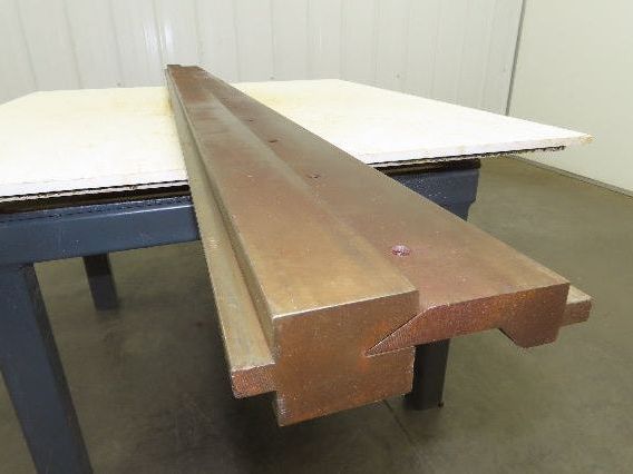 Press Brake Punch Die Set 90" Long 30° Offset V 1/2" Tang