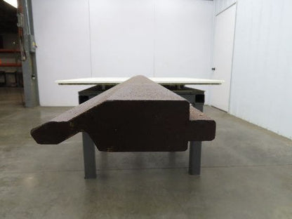 Press Brake Gooseneck Punch Die 146-13/16" Offset 80° V 1/2" Tang 3-9/16" H