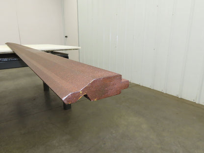 Press Brake Gooseneck Punch Die 146-13/16" Offset 80° V 1/2" Tang 3-9/16" H