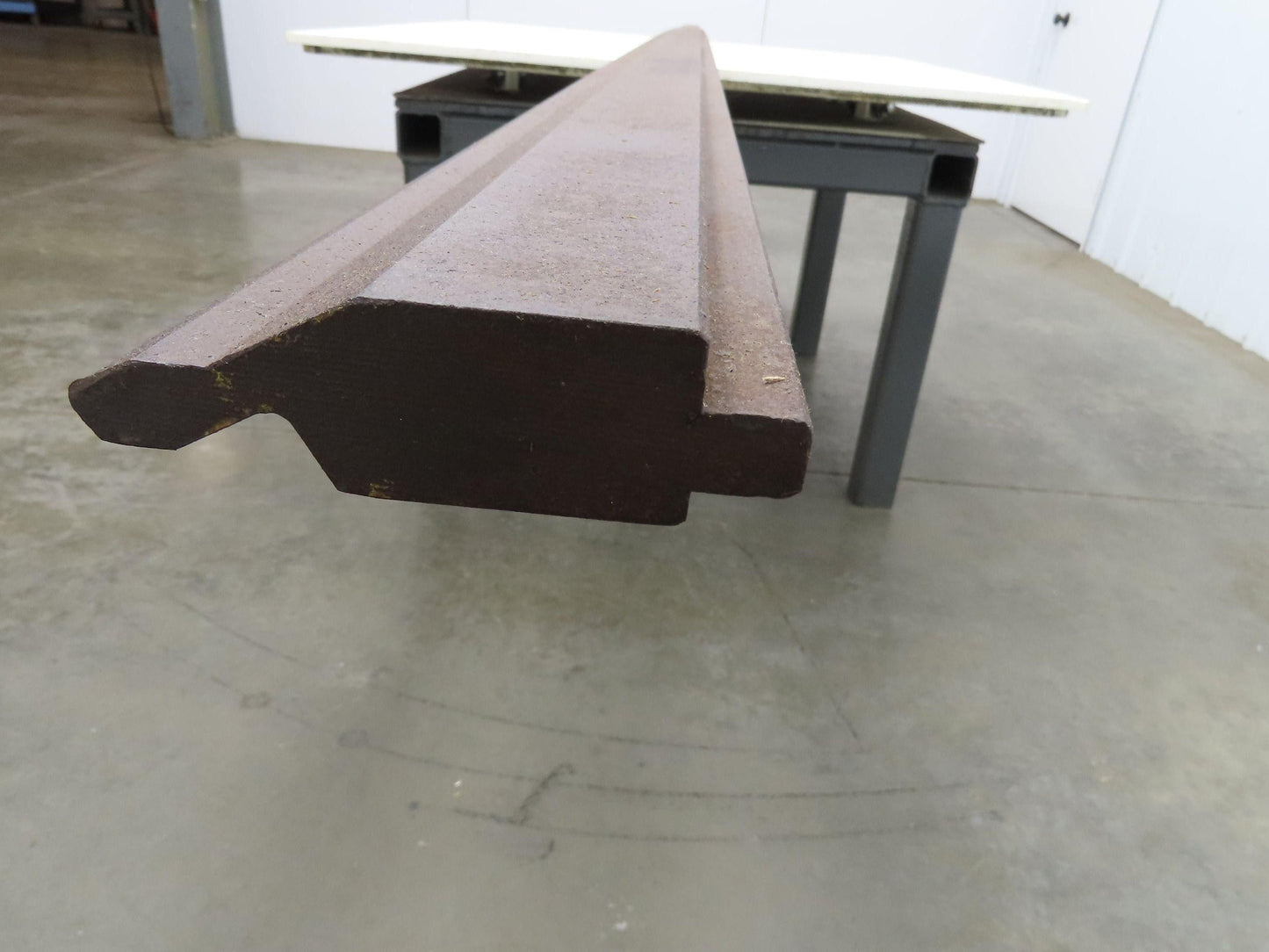 Press Brake Gooseneck Punch Die 146-13/16" Offset 80° V 1/2" Tang 3-9/16" H