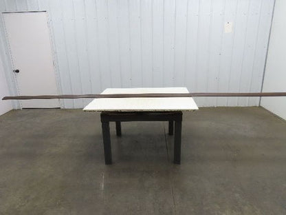 Press Brake Gooseneck Punch Die 146-13/16" Offset 80° V 1/2" Tang 3-9/16" H