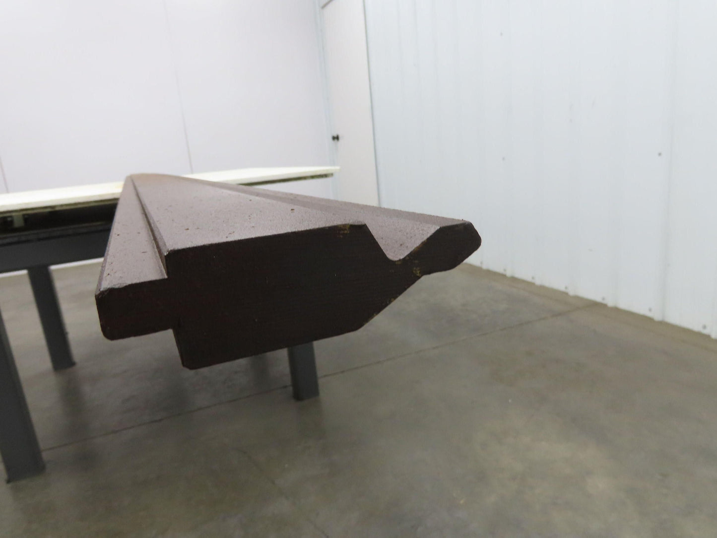 Press Brake Gooseneck Punch Die 146-13/16" Offset 80° V 1/2" Tang 3-9/16" H