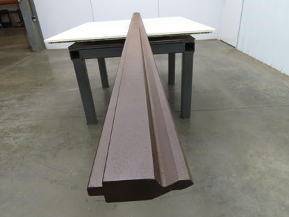 Press Brake Gooseneck Punch Die 146-13/16" Offset 80° V 1/2" Tang 3-9/16" H