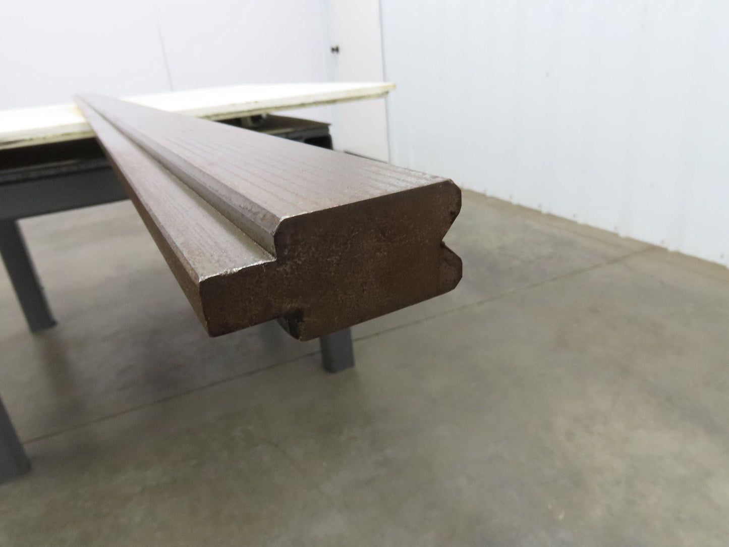Press Brake Die 121-1/8" Long 90° V 1/2" Tang 1-1/8" W 1-13/16" H 7/16x7/32" V
