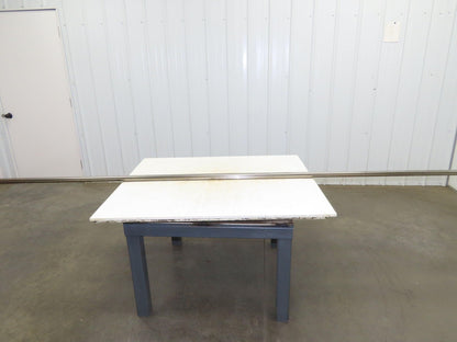 Press Brake Die 123-3/8" Long 90° V 1/2" Tang 1-1/16" W 1-11/16" H