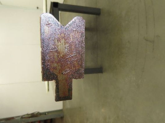 Press Brake Die 146-1/16" Long 90° V 1/2" Tang 1-7/32" W 1-3/4" H