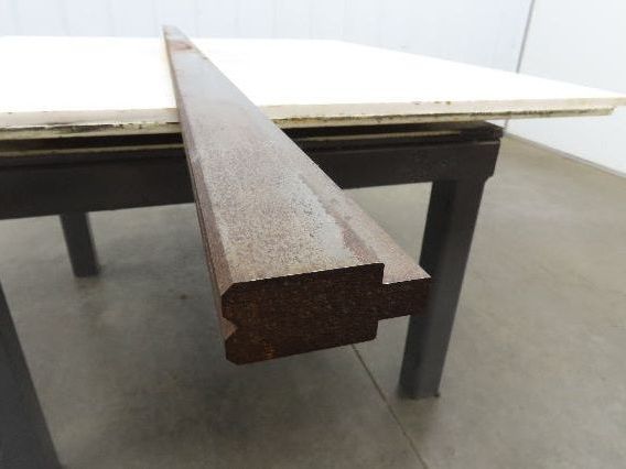 Press Brake Die 83-3/4" Long 90° V 1/2" Tang 1-1/16" W 1-3/4" H