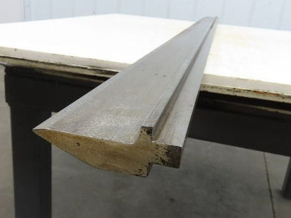 Press Brake Die 72-15/16" Long 30° Offset V 1/2" Tang 3/4" W 2-11/16" H