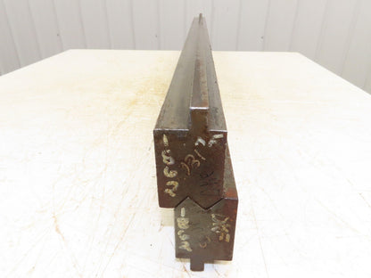 Press Brake Punch Die Set 45-15/16" Long 80° / 90° Offset Z Bend 1-31/32" W