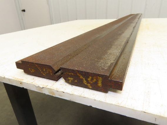 Press Brake Punch Die Set 72" Long 80° / 85° Offset Z Bend 31/32" W 3/8x3/16" V