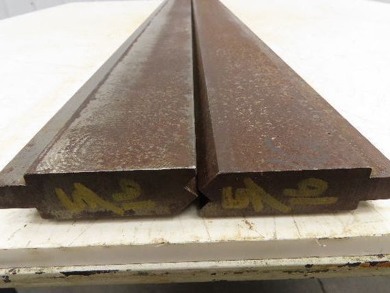 Press Brake Punch Die Set 72" Long 80° / 85° Offset Z Bend 31/32" W 3/8x3/16" V