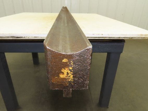 Press Brake Die 82" Long 1.5" Radius Bend 1/2" Tang 2-3/8" W 2-11/16" H