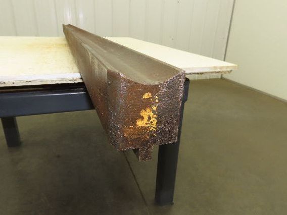 Press Brake Die 82" Long 1.5" Radius Bend 1/2" Tang 2-3/8" W 2-11/16" H