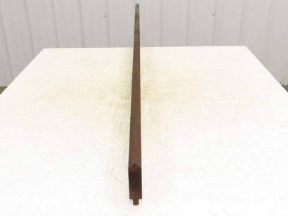 Press Brake Punch Die 75-15/16" Long 85° V 1/2" Tang 1-1/16" W 3-3/4" H