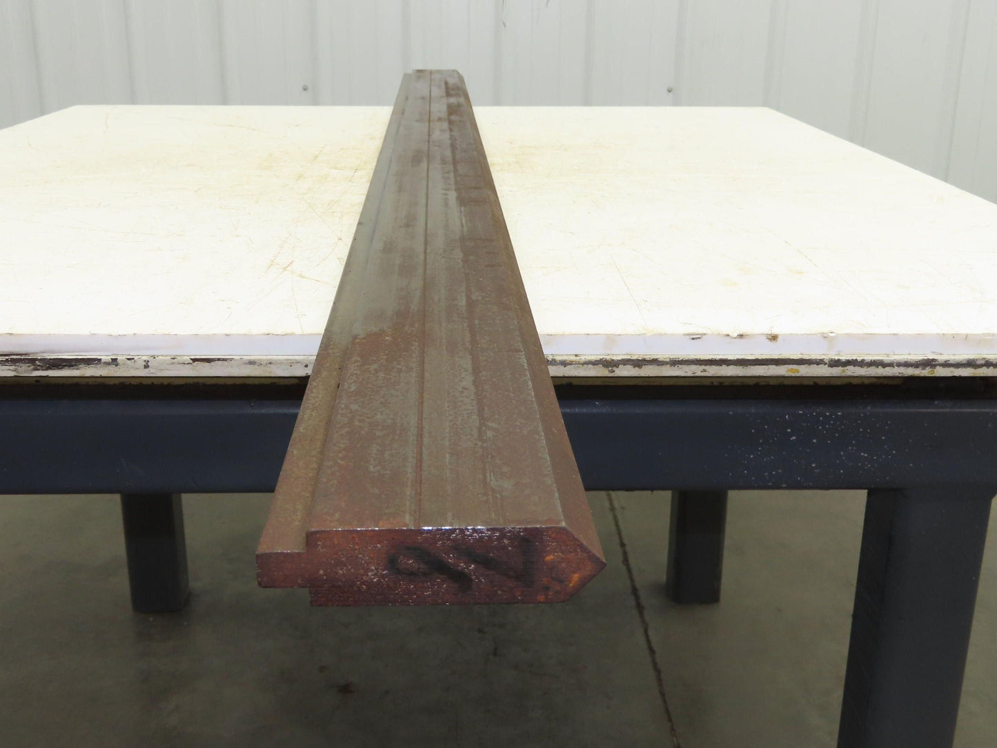 Press Brake Punch Die 75-15/16" Long 85° V 1/2" Tang 1-1/16" W 3-3/4" H