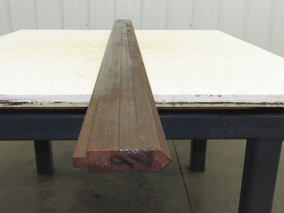 Press Brake Punch Die 75-15/16" Long 85° V 1/2" Tang 1-1/16" W 3-3/4" H