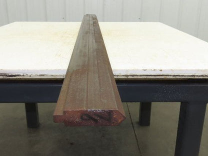 Press Brake Punch Die 75-15/16" Long 85° V 1/2" Tang 1-1/16" W 3-3/4" H