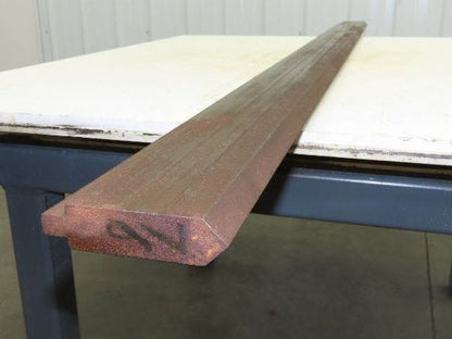 Press Brake Punch Die 75-15/16" Long 85° V 1/2" Tang 1-1/16" W 3-3/4" H