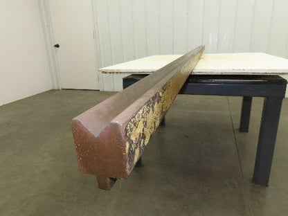 Press Brake Die 113" Long 90° V 1/2" Tang 2" W 2-1/4" H 1-3/16x5/8" V