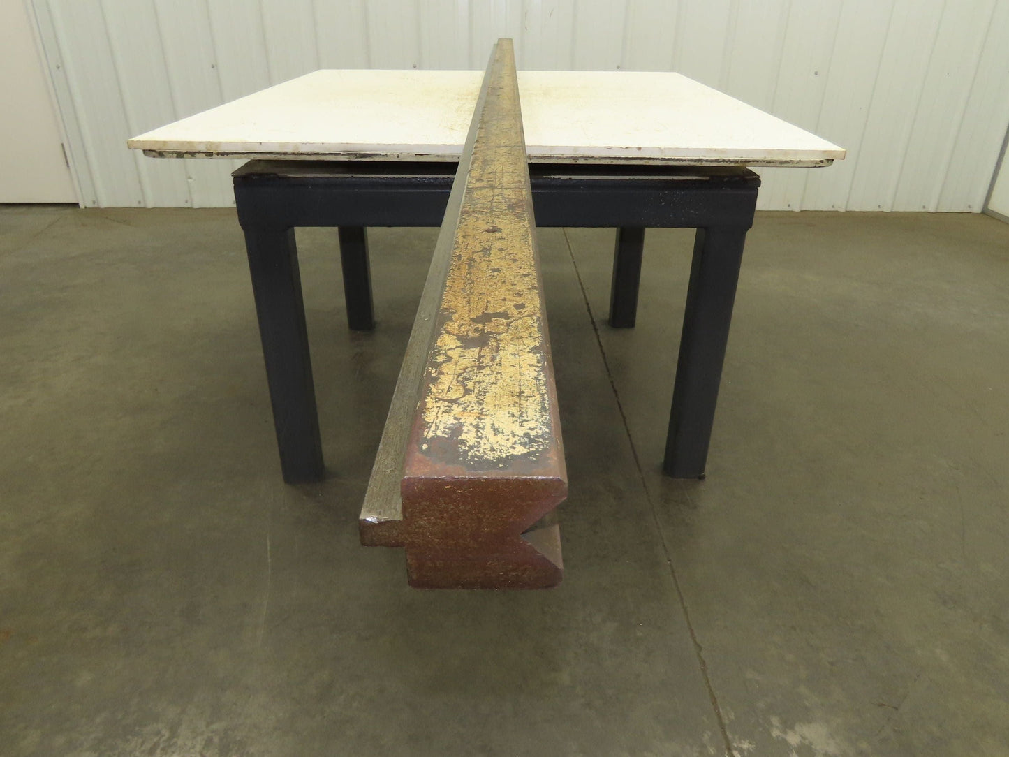 Press Brake Die 113" Long 90° V 1/2" Tang 2" W 2-1/4" H 1-3/16x5/8" V
