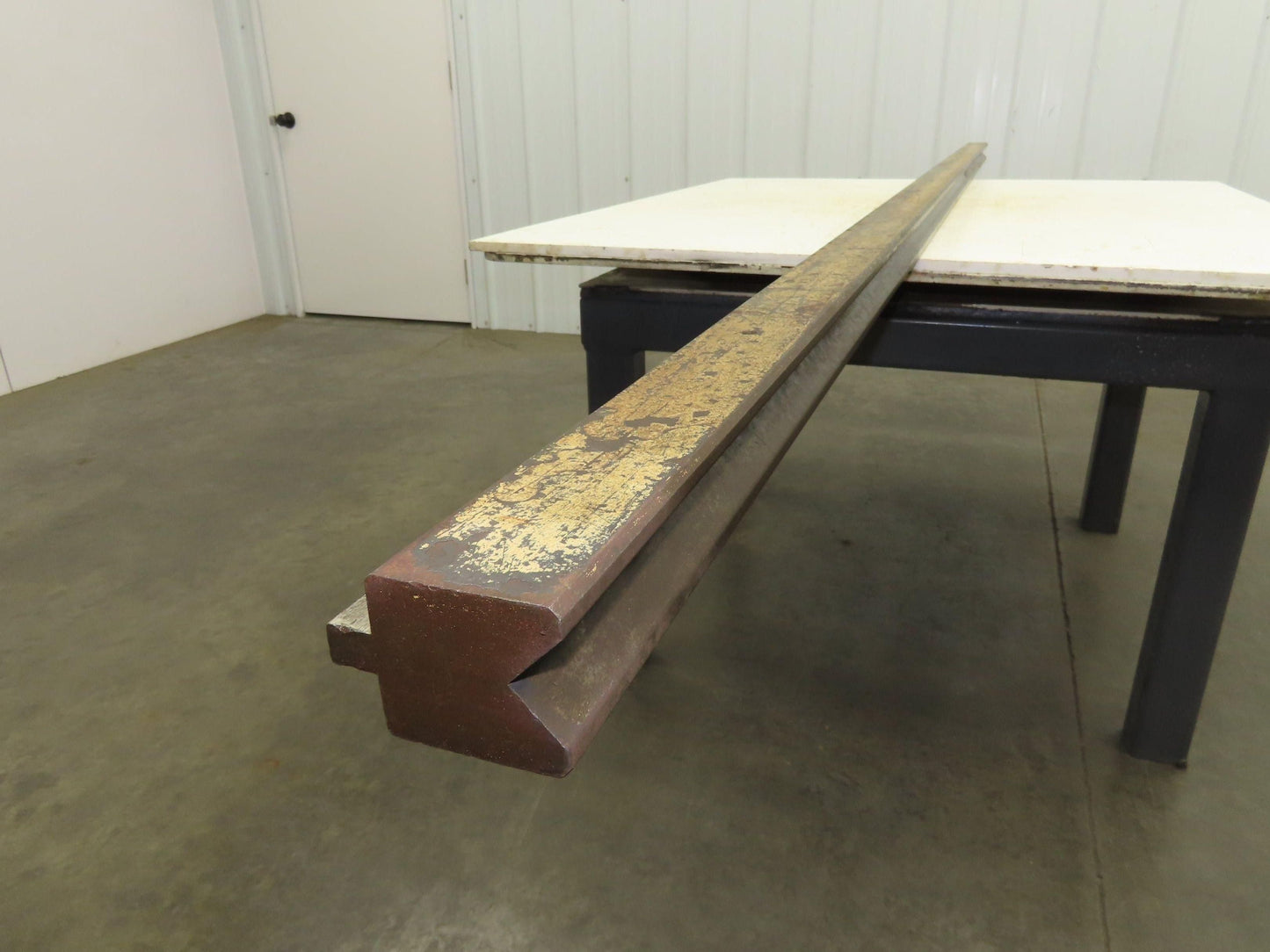 Press Brake Die 113" Long 90° V 1/2" Tang 2" W 2-1/4" H 1-3/16x5/8" V