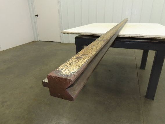 Press Brake Die 113" Long 90° V 1/2" Tang 2" W 2-1/4" H 1-3/16x5/8" V