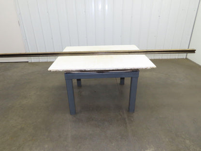 Press Brake Die 113" Long 90° V 1/2" Tang 2" W 2-1/4" H 1-3/16x5/8" V