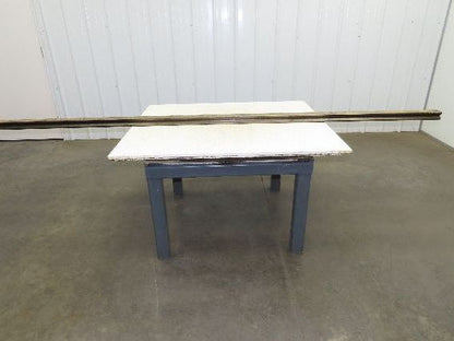 Press Brake Die 113" Long 90° V 1/2" Tang 2" W 2-1/4" H 1-3/16x5/8" V