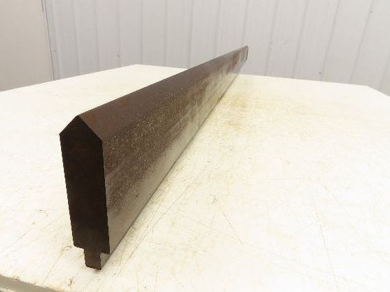 Press Brake Punch Die 76-3/16" Long 85° V 1/2" Tang 1-1/16" W 3-13/16" H