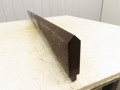 Press Brake Punch Die 76-3/16" Long 85° V 1/2" Tang 1-1/16" W 3-13/16" H