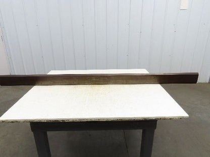Press Brake Punch Die 76-3/16" Long 85° V 1/2" Tang 1-1/16" W 3-13/16" H