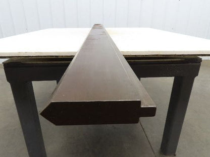 Press Brake Punch Die 76-3/16" Long 85° V 1/2" Tang 1-1/16" W 3-13/16" H