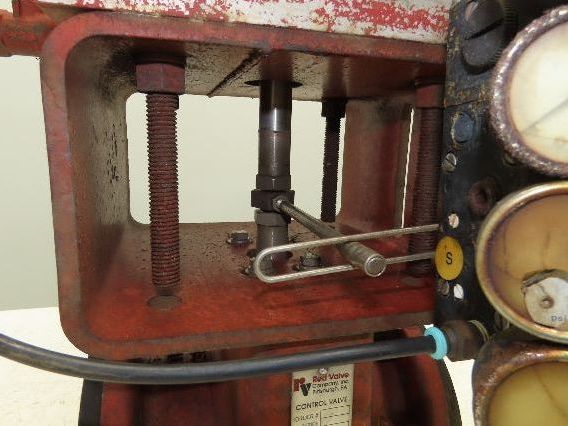 Red Valve Series 5200 Pneumatic Pinch Valve 2.5" Flanged EPDM w/Positioner