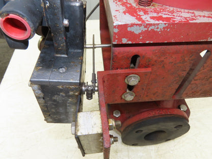 Red Valve Series 5200 Pneumatic Pinch Valve 2.5" Flanged EPDM w/Positioner