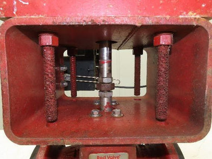 Red Valve Series 5200 Pneumatic Pinch Valve 2.5" Flanged EPDM w/Positioner