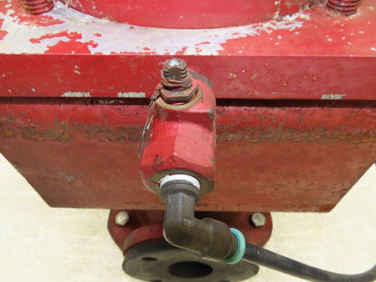 Red Valve Series 5200 Pneumatic Pinch Valve 2.5" Flanged EPDM w/Positioner