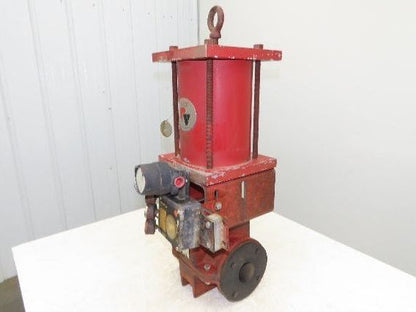 Red Valve Series 5200 Pneumatic Pinch Valve 2.5" Flanged EPDM w/Positioner