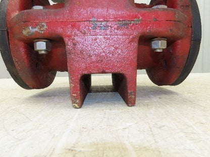 Red Valve Series 5200 Pneumatic Pinch Valve 2.5" Flanged EPDM w/Positioner