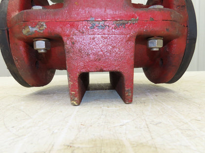 Red Valve Series 5200 Pneumatic Pinch Valve 2.5" Flanged EPDM w/Positioner